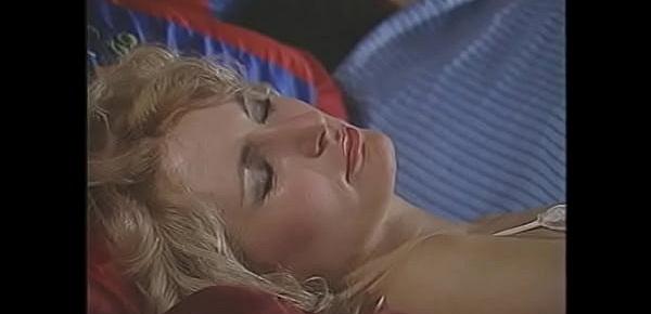 Mature blonde hottie with curvaceous figure Helga Sven likes when young stud licks her hairy twat before stiffing his dong there